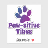 Paw-Side | Animal Paw Print Aufkleber (Blatt)