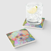 Paw-Side Steinuntersetzer (Seitenansicht)