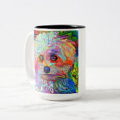Paw-Side Zweifarbige Tasse (Vorderseite Links)