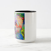 Paw-Side Zweifarbige Tasse (Mittel)