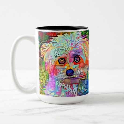 Paw-Side Zweifarbige Tasse (Links)