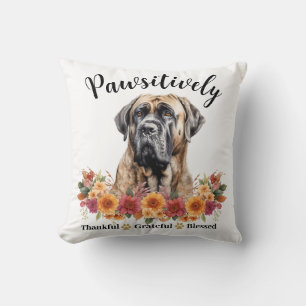 Paw-sitiv dankbar dankbar gesegnet süßer Hund Kissen