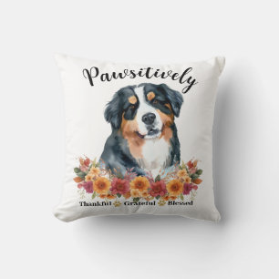 Paw-sitiv dankbar dankbar gesegnet süßer Hund Kissen