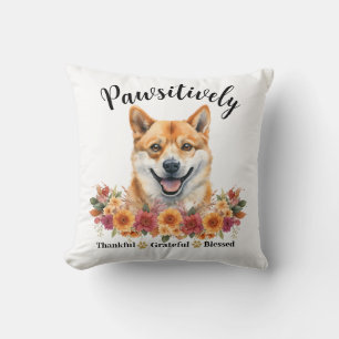 Paw-sitiv dankbarer gesegneter süßer Hund Kissen