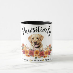 Paw-sitiv dankbarer gesegneter süßer Hund Tasse