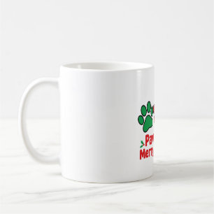 Paw-sitiv Frohe Weihnachten Kaffeetasse