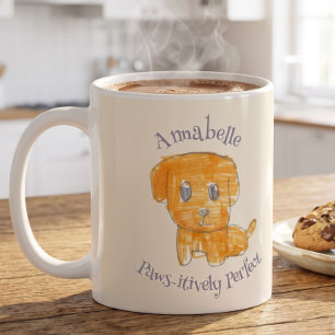 Paw-sitiv Perfekter Süßer Goldener Welpen Hund Kin Kaffeetasse