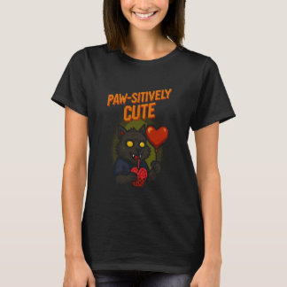 Paw-sitiv süße lustige Pixelkunst-Werwolf Hallowee T-Shirt