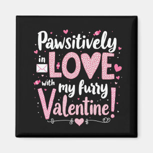 Paw-sitiv Verliebt in meinen Fell-Valentin Magnet