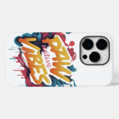 Paw-sitive Farben" in mehrfarbiger Farbe: Case-Mate iPhone Hülle (Rückseite (Horizontal))