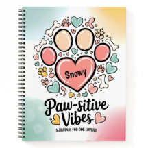 Paw Sitive Vibes: Ein Pasteljournal für Hundefreun