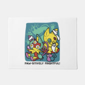 Paw-sitively Frightful | Monstrous Cats Halloween Fußmatte (Vorderseite)