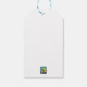 Paw-sitively Frightful | Monstrous Cats Halloween Geschenkanhänger (Rückseite)