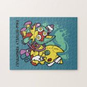 Paw-sitively Frightful | Monstrous Cats Halloween Puzzle (Horizontal)