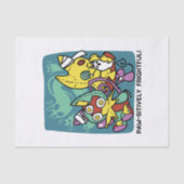 Paw-sitively Frightful | Monstrous Cats Halloween  Seidenpapier (Vorderseite)