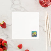 Paw-sitively Frightful | Monstrous Cats Halloween Serviette (Beispiel)