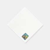 Paw-sitively Frightful | Monstrous Cats Halloween Serviette (Ecke)