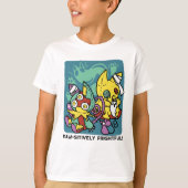 Paw-sitively Frightful | Monstrous Cats Halloween T-Shirt (Vorderseite)