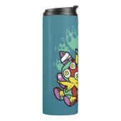 Paw-sitively Frightful | Monstrous Cats Halloween Thermosbecher (Nach links gedreht)