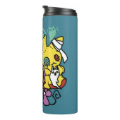 Paw-sitively Frightful | Monstrous Cats Halloween Thermosbecher (Nach rechts gedreht)