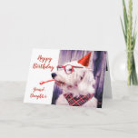 Paw-sitively Grrr-eat Birthday Granddaughter Karte<br><div class="desc">Paw-sitively Grrr-eat Birthday Granddaughter Fun Dog Pun Humor card. Great for the person who loves animals,  puppies,  dogs and funny cards</div>