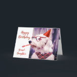 Paw-sitively Grrr-eat Birthday Granddaughter Karte<br><div class="desc">Paw-sitively Grrr-eat Birthday Granddaughter Fun Dog Pun Humor card. Great for the person who loves animals,  puppies,  dogs and funny cards</div>