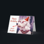 Paw-sitively Grrr-eat Birthday Granddaughter Karte<br><div class="desc">Paw-sitively Grrr-eat Birthday Granddaughter Fun Dog Pun Humor card. Great for the person who loves animals,  puppies,  dogs and funny cards</div>