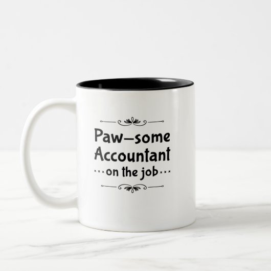 Paw-some Accountant Tasse (Links)