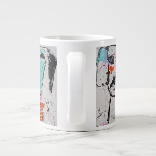 Päw-some Attitude Jumbo-Tasse (Rückseite)