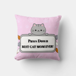 Paw-some beste Katzenmutter überhaupt Adorable Kissen