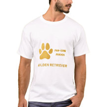Paw-some Friends Golden Retriever T - Shirt