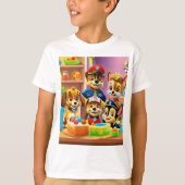 Paw-some Marmalade Fiesta Kids T - Shirt (Vorderseite)