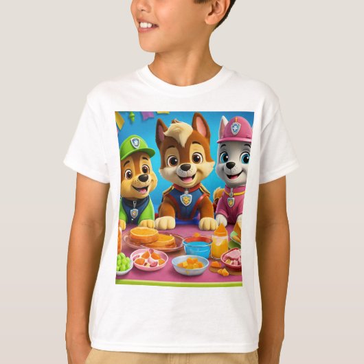 Paw-some Marmalade Fiesta Kids T - Shirt (Vorderseite)