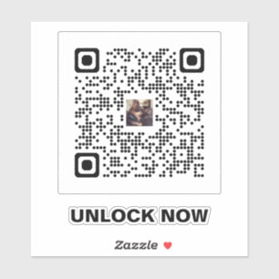 Paw-some QR Code Sticker - Connect for Dog Lovers
