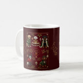 Paw-some Weihnachten Kaffeetasse (Vorderseite Links)
