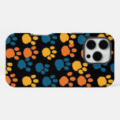 Paw-süßer Schwarzer iPhone Hülle (Rückseite (Horizontal))
