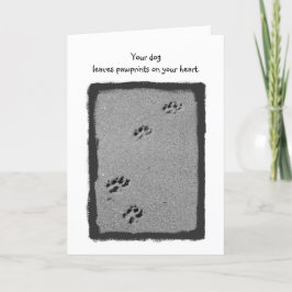 Paw Sympathy Card Karte
