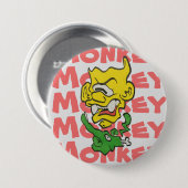 Paw-Taste des Affen Button (Vorne & Hinten)