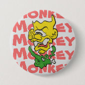 Paw-Taste des Affen Button (Vorderseite)