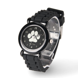 Paw Time Hundedruck Uhr