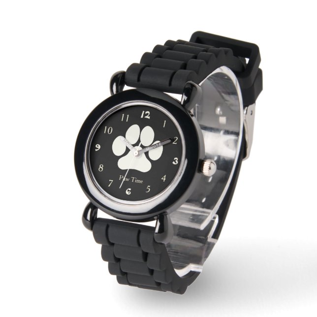 Paw Time Hundedruck Uhr (Winkel)