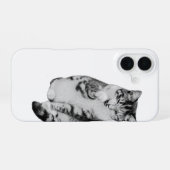 Paw to Cheek iPhone 16 Hülle (Rückseite (Horizontal))