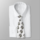 Paw Tracks Veterinarian Business Neck Tie Krawatte (Gebunden)