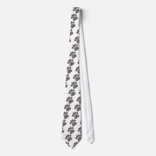 Paw Tracks Veterinarian Business Neck Tie Krawatte