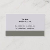 Paw Tracks Veterinary Business Apointment Card Terminkarte (Rückseite)