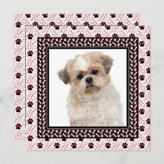 Paw-ty Hund Geburtstagsparty oder Doggie treffen Einladung