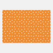 Paw und Herz Muster Funny Cat Lover Geschenkpapier Set (Vorderseite 3)