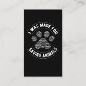 Paw Veterinary Technician Tierarzt Visitenkarte (Vorderseite)