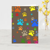 Paw Wallpaper Karte (Gelbe Blume)