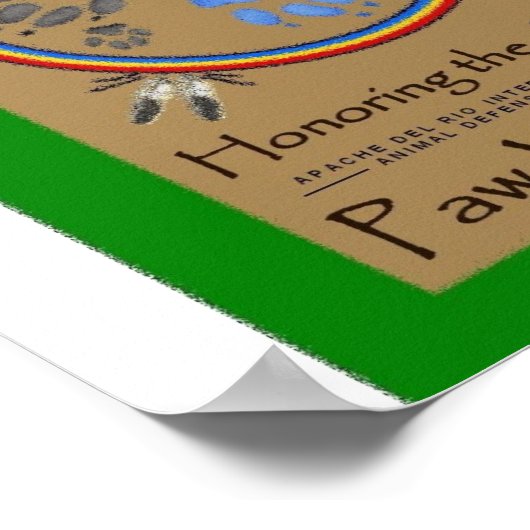 Paw Wow Poster (Ecke)